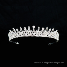 Argent cristal strass couronne charme mariée ballet coiffes ballet accessoires diadème pour les femmes